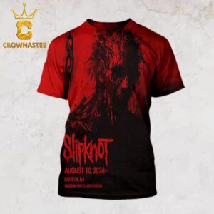 Slipknot At Freedom Mortgage Pavilion Camden NJ 2024 Tour 25th Anniversary Here Come The Pain On August 10th All Over Print Shirt