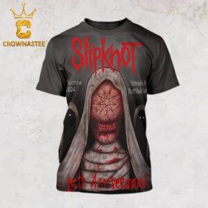 Slipknot At Ruoff Music Center Noblesville Indiana 25th Anniversary On August 6th 2024 All Over Print Shirt