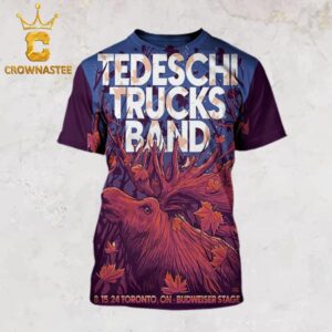 Tedeschi Trucks Band At Budweiser Stage Toronto Ontario Canada 2024 Tour On August 15th All Over Print Shirt