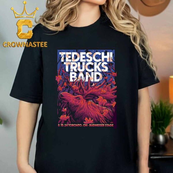 Tedeschi Trucks Band At Budweiser Stage Toronto Ontario Canada 2024 Tour On August 15th Classic T-Shirt