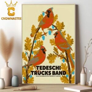 Tedeschi Trucks Band At The Fabulous Fox Theatre St Louis MO 2024 On August 6th Home Decor Poster Canvas