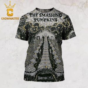 The Smashing Pumpkins Boston MA At Fenway Park 2024 On August 7th All Over Print Shirt