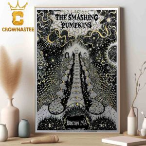 The Smashing Pumpkins Boston MA At Fenway Park 2024 On August 7th Home Decor Poster Canvas