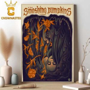 The Smashing Pumpkins Concert In Philadelphia PA 2024 On August 9th Poster Canvas