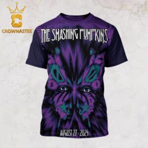 The Smashing Pumpkins In Simpsonville South Carolina 2024 CCNB Amphitheatre At Heritage Park On August 27th All Over Print Tee Shirt