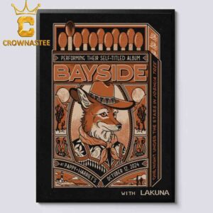 Bayside Pappy And Harriets Pioneertown Palace CA 2024 On October 12th Home Decor Poster Canvas