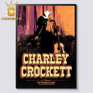 Charley Crockett Dillon CO 2024 Dillon Amphitheater On September 13th Home Decor Poster Canvas