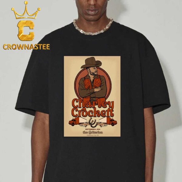 Charley Crockett The Criterion 2024 Tour Oklahoma City OK On September 4th Vintage T-Shirt