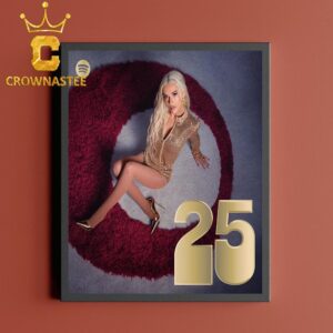 Christina Aguilera 25th Anniversary x Spotify Release Album On September 23 2024 Album Cover Home Decor Poster Canvas