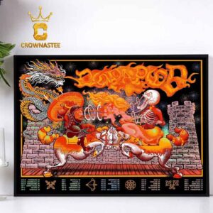 Dopapod Best Friends Tour 2024 Schedule Tour Dates Calendar Home Decor Poster Canvas