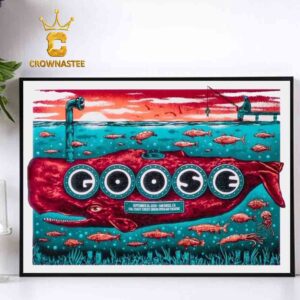 Goose The Band Cal Coast Credit Union Amphitheater San Diego CA 2024 On September 26th Home Decor Poster Canvas