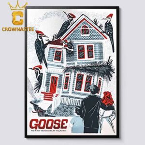 Goose The Band Charlottesville VA 2024 At Ting Pavillion On September 9th Home Decor Poster Canvas