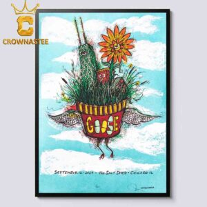 Goose The Band The Salt Shed Chicago IL 2024 On September 12th Home Decor Poster Canvas