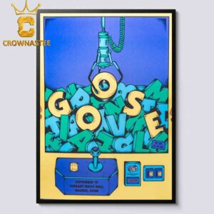 Goose The Band Waukee Iowa 2024 At Vibrant Music Hall On September 15th Home Decor Poster Canvas