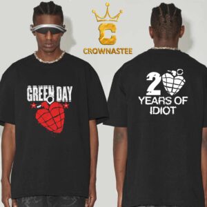 Green Day 20 Years Of American Idiot Anniversary Two Sided T-Shirt Longsleeve