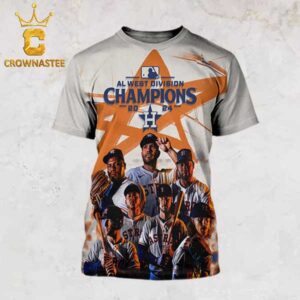 Houston Astros The 2024 American League West Champions MLB All Over Print T-Shirt