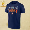 Houston Astros MLB The 2024 American League West Champions Unisex T-Shirt