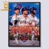 Houston Astros The 2024 American League West Champions MLB Home Decor Poster Canvas