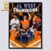 Houston Astros The 2024 American League West Champions MLB The 7th Straight Year Home Decor Poster Canvas