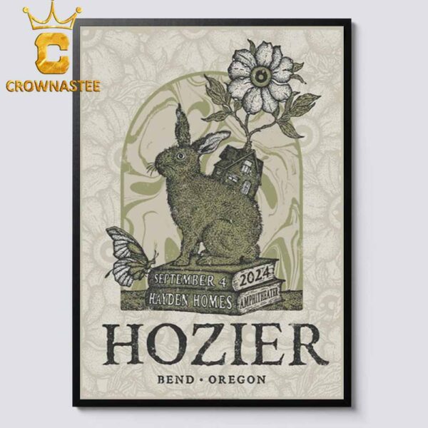 Hozier Bend Oregon 2024 Hayden Homes Amphitheater On September 4th Home Decor Poster Canvas