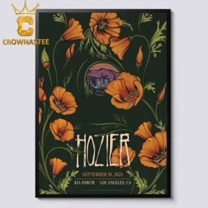 Hozier Los Angeles California 2024 Kia Forum On September 18th Home Decor Poster Canvas