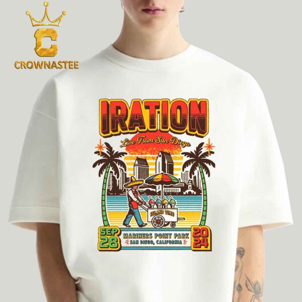 Iration San Diego CA 2024 Mariners Point Park On September 28th Classic T-Shirt