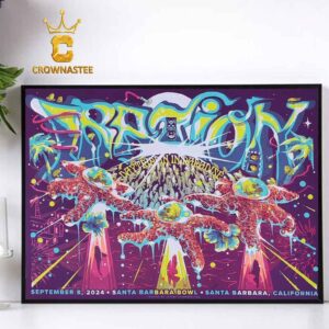 Iration Santa Barbara California 2024 At Santa Barbara Bowl On September 8th Home Decor Poster Canvas