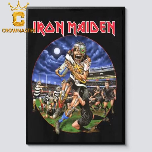 Iron Maiden New Zealand 2024 The Future Past World Tour Home Decor Poster Canvas