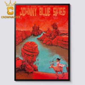 Johnny Blue Skies At The Gorge Amphitheatre 2024 Quincy WA On September 20th Home Decor Poster Canvas