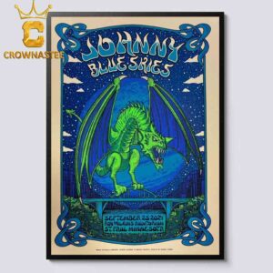 Johnny Blue Skies St Paul Minnesota 2024 Roy Wilkins Auditorium On September 25th Home Decor Poster Canvas