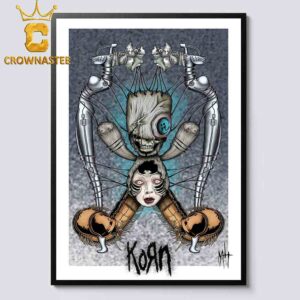 Korn 30th Anniversary Fan Art Home Decor Poster Canvas