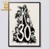 Korn 30th Anniversary Fan Art 2024 Home Decor Poster Canvas