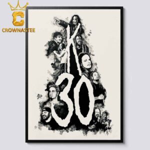 Korn The 30 Years Anniversary Fan Art 2024 Home Decor Poster Canvas