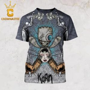 Korn The 30 Years Anniversary Fan Art All Over Print T-Shirt