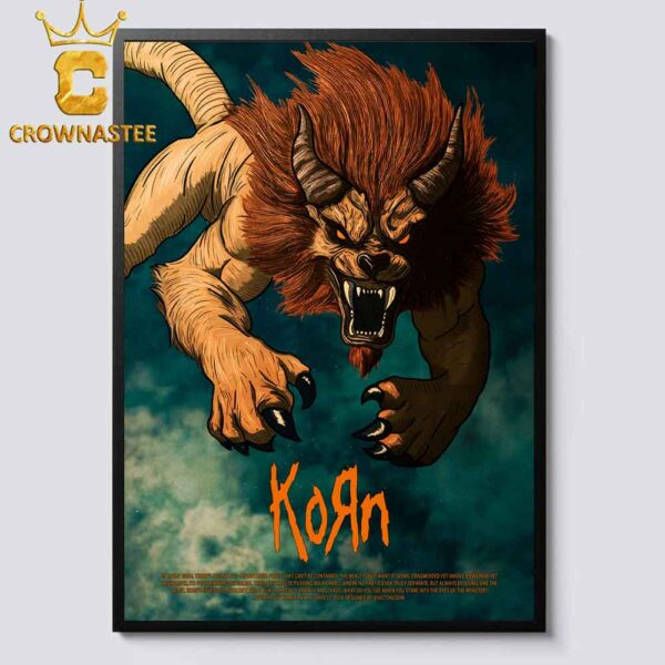 Korn The 30 Years Anniversary Fan Art Home Decor Poster