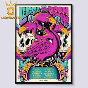 Lespecial Doom Flamingo Fall Tour 2024 Dates Schedule Calendar Home Decor Poster Canvas