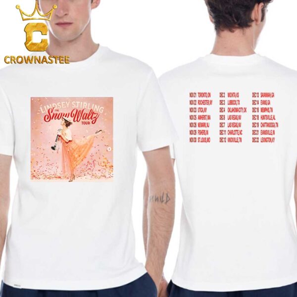 Lindsey Stirling The Snow Waltz Tour 2024 Dates Schedule Calendar Two Sided T-Shirt