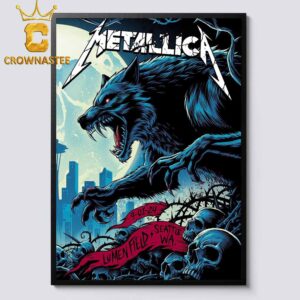 Metallica Lumen Field Seattle Washington 2024 On September 1 M72 World Tour North America Pop Up Home Decor Poster Canvas