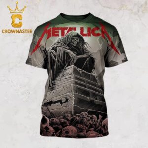 Metallica Mexico 2024 Estadio GNP Seguros M72 World Tour On September 20 To 24 All Over Print T-Shirt