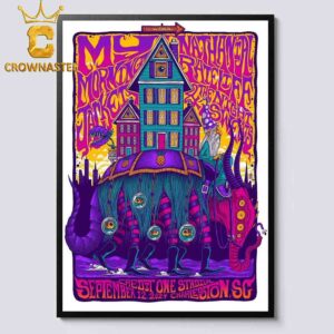 My Morning Jacket Charleston South Carolina 2024 Credit One Stadium On September 12th Home Decor Poster Canvas