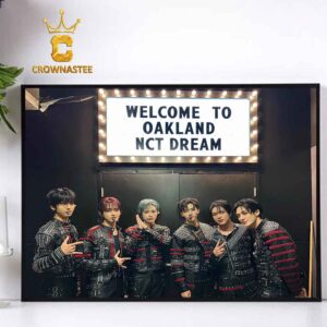 NCT Dream World Tour Oakland Arena 2024 Oakland California USA On September 14th Home Decor Poster Canvas