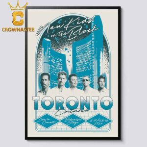 New Kids On The Block Budweiser Stage At Toronto ON Event On August 17th 18th Limited Edition Home Decor Poster Canvas