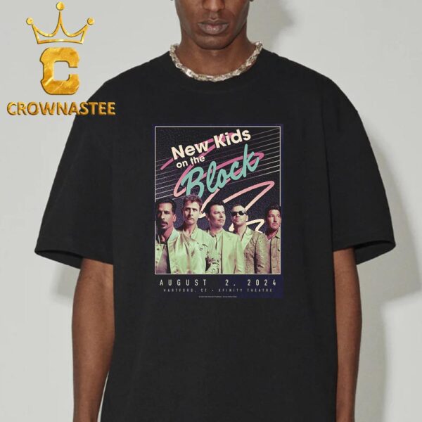 New Kids On The Block Hartford Event Harford CT 2024 At Xfinity Theatre On August 2 Classic T-Shirt