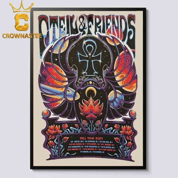 Oteil And Friends Fall Tour 2024 Dates Schedule Calendar Home Decor Poster Canvas