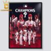 Philadelphia Phillies National League East Champions 2024 Home Decor Poster Canvas