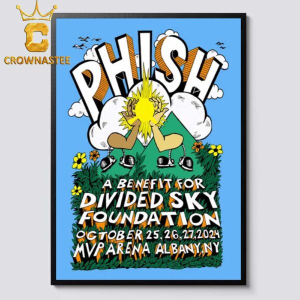 Phish Albany NY 2024 At MVP Arena On October 25 26 27 Home Decor Poster Canvas