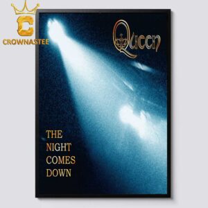 Queen The Night Comes Down The First Track 2024 Remix And Remastered Album Queen I Cover Home Decor Poster Canvas