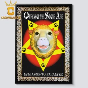 Queens Of The Stone Age Lullabies To Paralyze Sheep 72 HRS Only Home Decor Poster Canvas