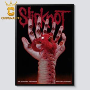 Slipknot Nampa Idaho 2024 Ford Idaho Center Amphitheater On September 11th Home Decor Poster Canvas