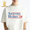 Swifties For Kamala Harris 24 It Been Along Time Coming Mock Taylor Swift Eras Tour Unisex T-Shirt